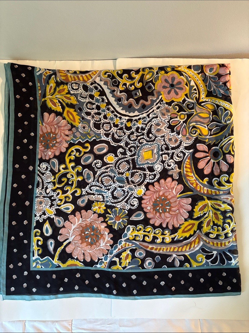 Loft women’s lightweight floral scarf